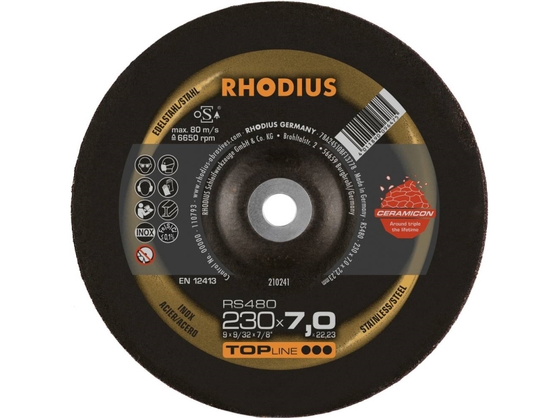 Rhodius 210241 Schruppscheibe Rs480 10 Stk.