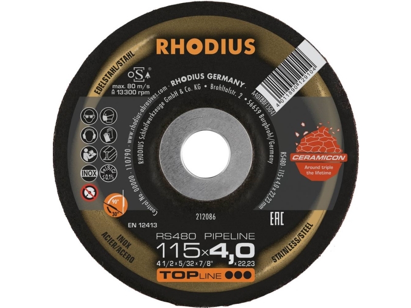 Rhodia 212086 Rs480 Schrubbscheibe 25 Stk