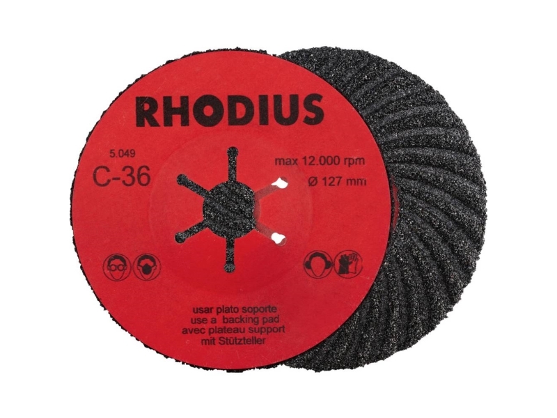Rhodius 300477 Fiberplade Sten, Støbegods 25 Stk