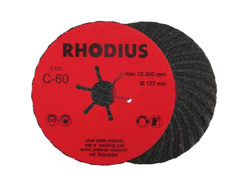 Rhodius 300479 Fiberplade Sten, Støbegods 25 Stk