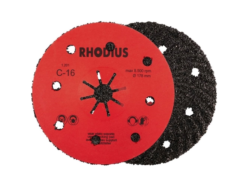 Rhodius 300482 Fiberplade Sten, Støbegods 25 Stk