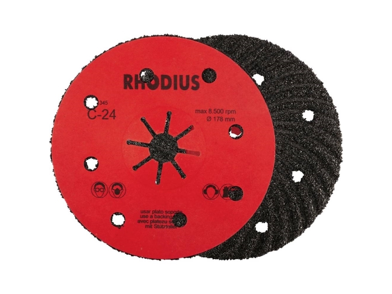 Rhodius 300483 Fiberplade Sten, Støbegods 25 Stk