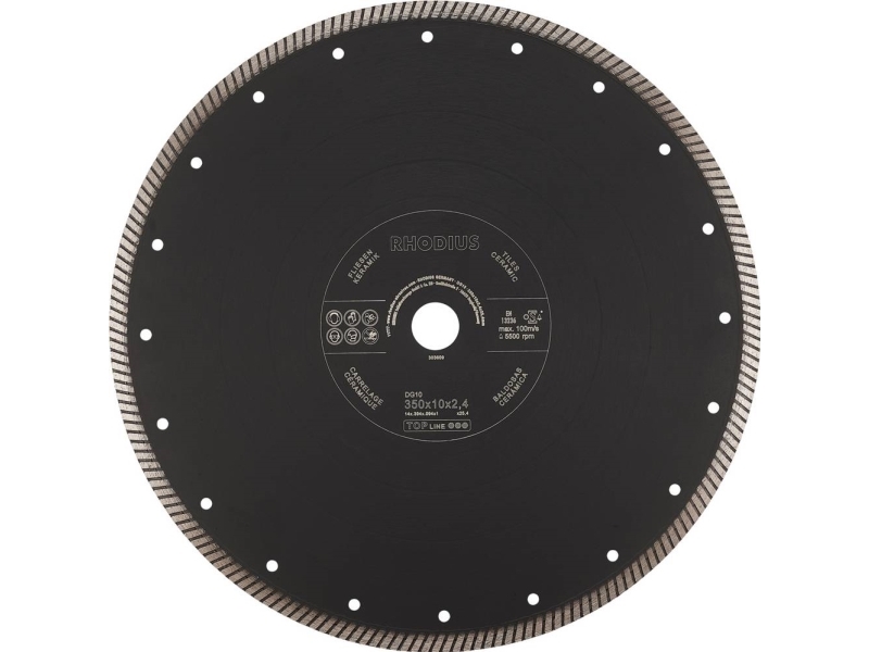 Rhoduis Dg10 303609 Diamant-Trennscheibe 1 Stk