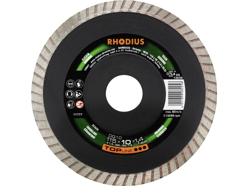 Rhodius Dg10 303606 Diamant-Trennscheibe 1 Stk