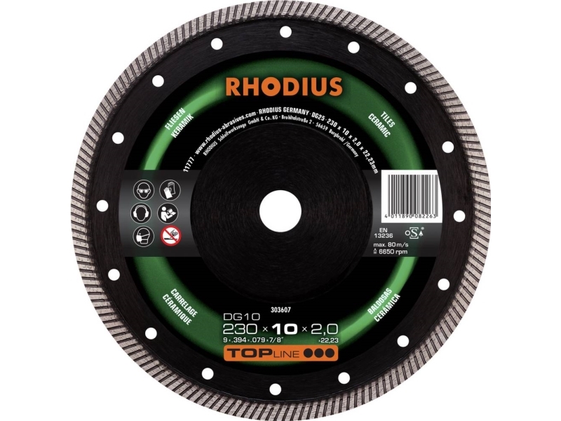 Rhodious Dg10 303607 Diamant-Trennscheibe 1 Stk