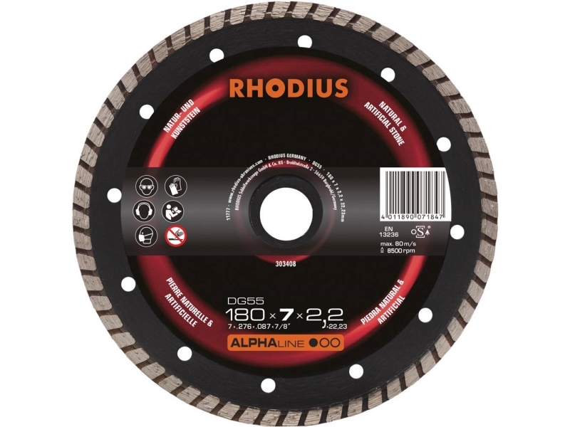 Rhodius DG55 303408 Diamantskæreskive 1 stk