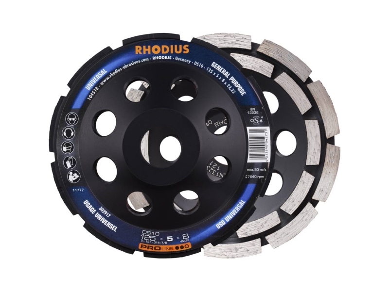 Rhodius Diamantslibeskive DS10 125x22,2mm | Elverktyg - Sågblad - Diamantblad | GameStuff