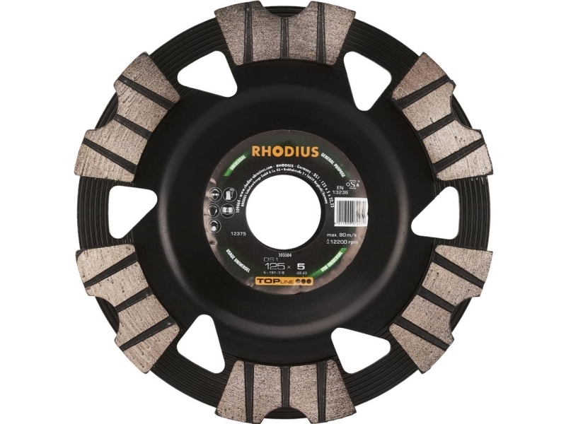 Rhodius Diamantslibeskive DS1 125x22,2mm