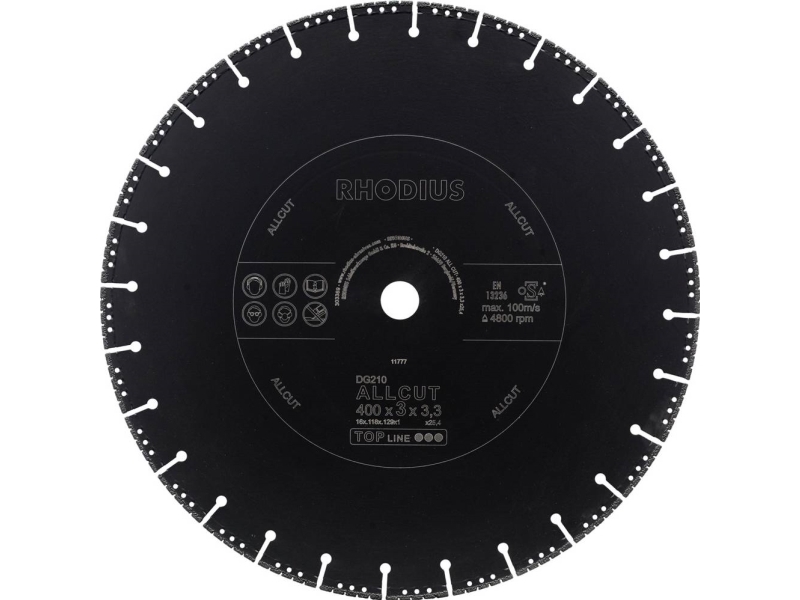 Diamantblad DG 210 400x3,0x3,3x25,4 | Elverktyg - Sågblad - Diamantblad | GameStuff