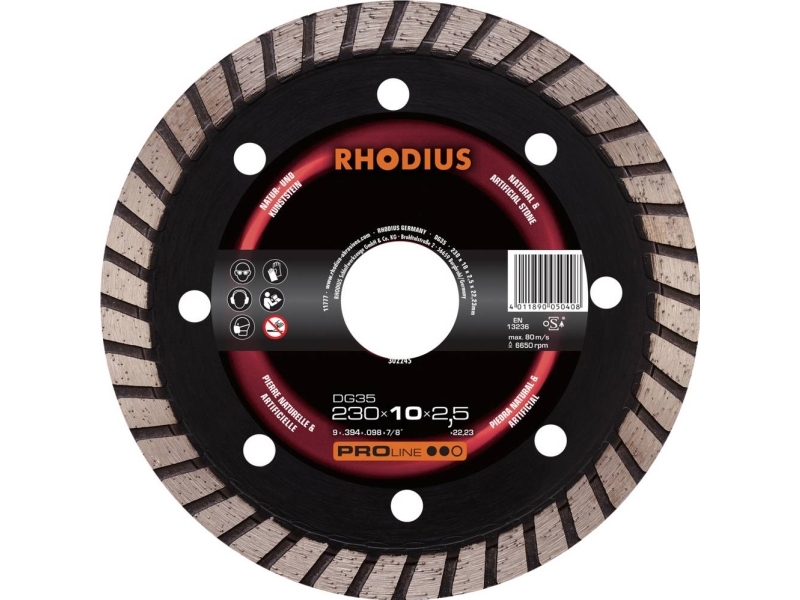 Rhodius DG35 302236 Timanttinen leikkuukiekko 1 kpl