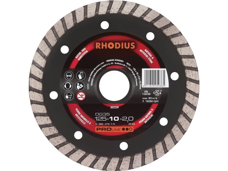 Rhodius DG35 302239 Timanttinen leikkuukiekko 1 kpl