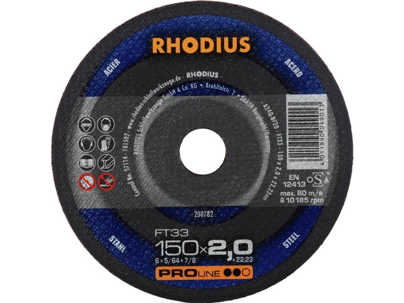 Sk&auml;rskiva FT33 150x2,0