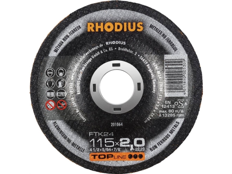 Rhodius Ftk24 201064 Trennscheiben-Set 25 Stk