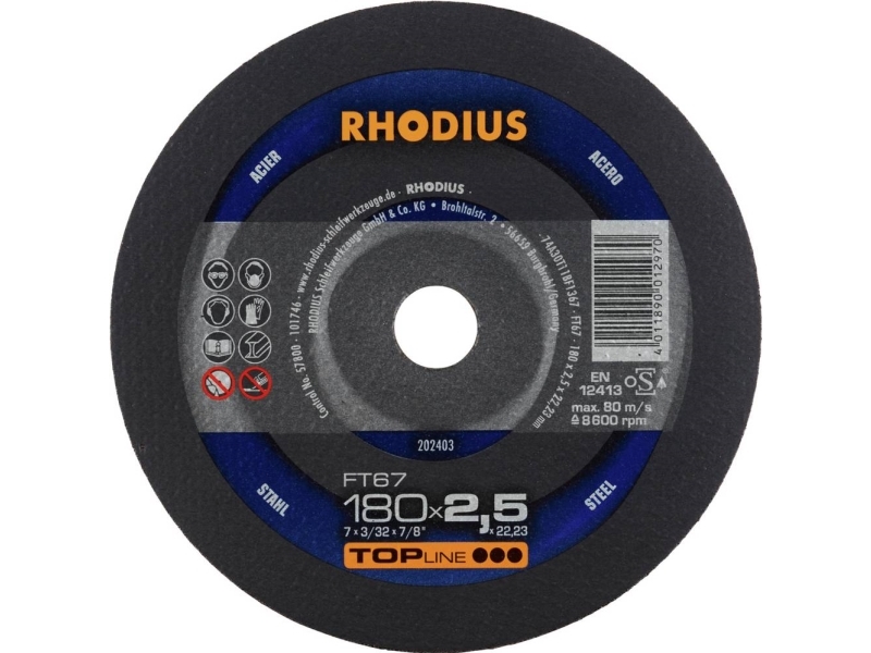 Rhodius FT67 202403 Skæreskiver-sæt 25 stk