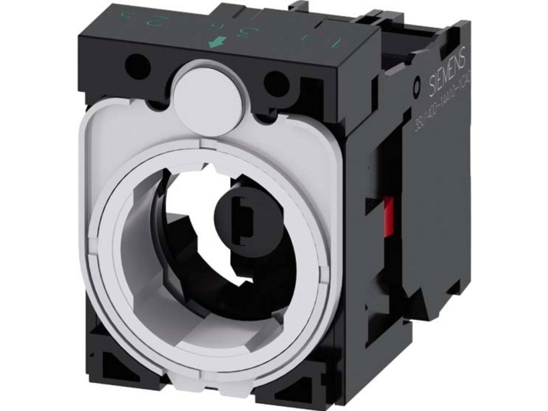 Siemens 3Su1501-1Ag40-1Ca0 Kontaktelement, Led-Element Med Adapter 1 X Brydekontakt Grøn 24 V Dc/Ac 1 Stk