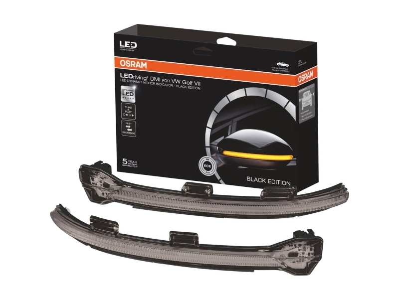 Osram Leddmi 5G0 Bk S Ledriving Black Edition Spiegelblinker, Blinker Volkswagen Volkswagen Golf 7, Volkswagen Touran