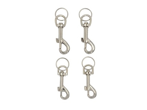 Wedo 262 499, Nøglering, Metallic, Metal, 4 stk