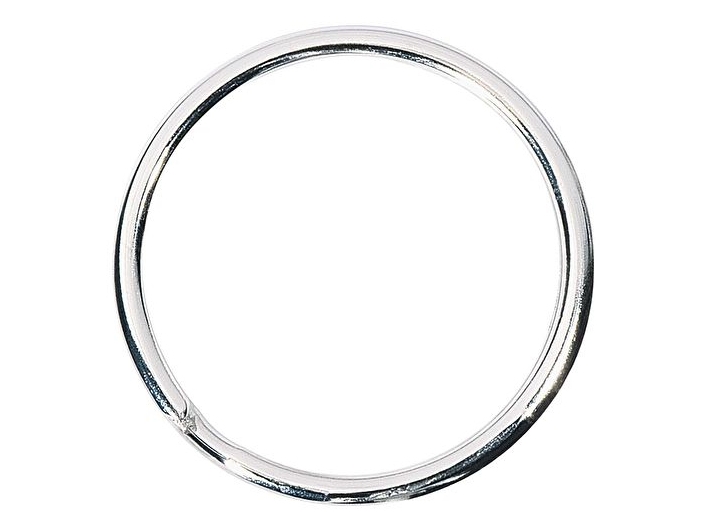 Wedo 262 3016, Nyckelring, Nickel, Stål, Rund, 1,6 cm, 100 styck | Sport & Träning - Tillbehör - Nyckelringar | GameStuff