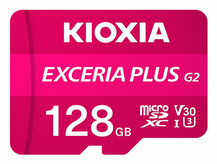 Kioxia LMPL2M128GG2, 128 GB, MicroSDXC, Klass 10, UHS-I, 100 MB/s, 65 MB/s | Foto och video - Foto- & videotillbehör - Minneskort | GameStuff