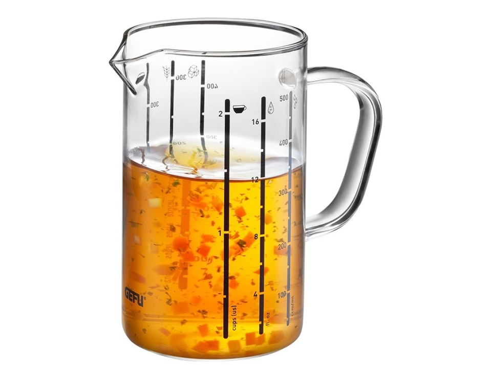 GEFU METI, 0,5 l, ml, oz, Borosilikatglas, Transparent, 88 mm, 126 mm | N - A | GameStuff