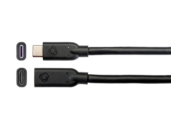Kramer Electronics Pg-U32/Ff, Usb–C, Usb–C, 0.1 M, Black