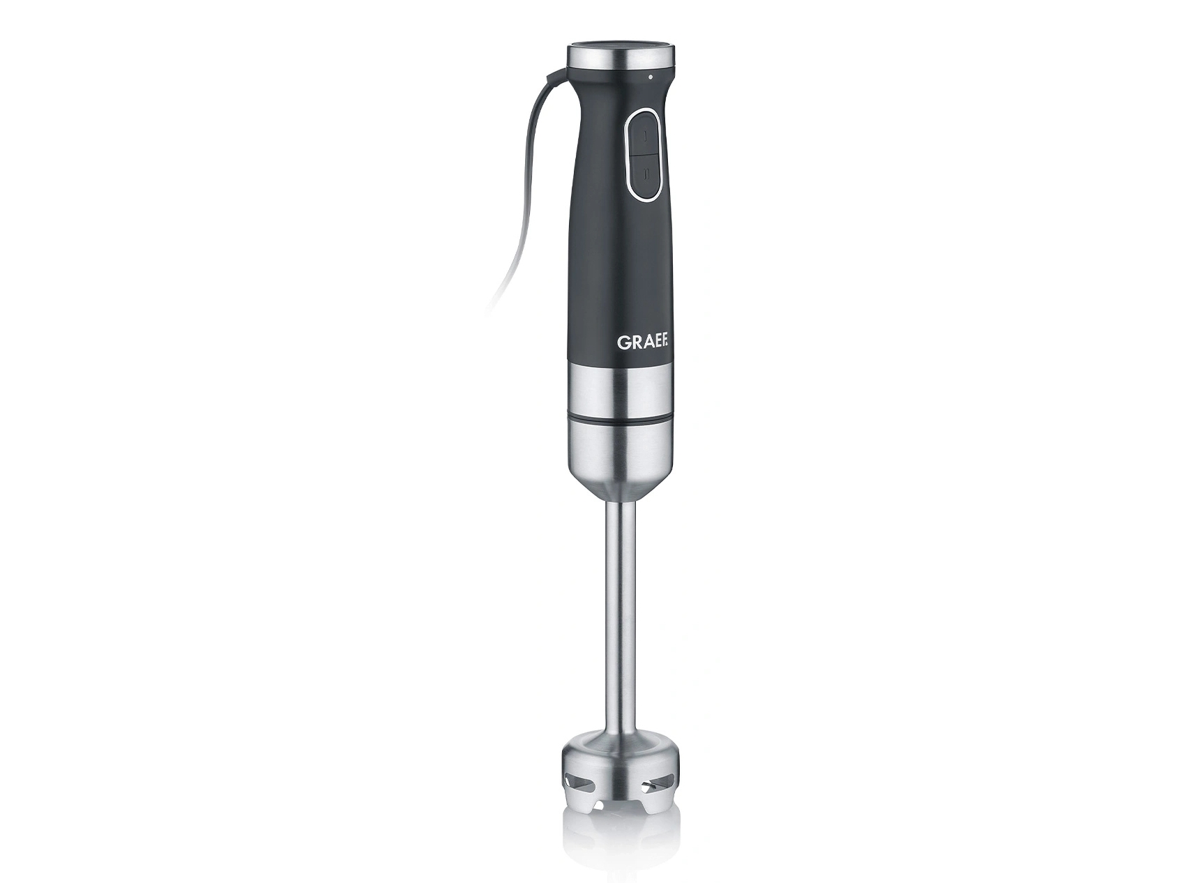 Graef Hb602, Nedsænkning Blender, 1200 W, Sort, Rustfrit Stål