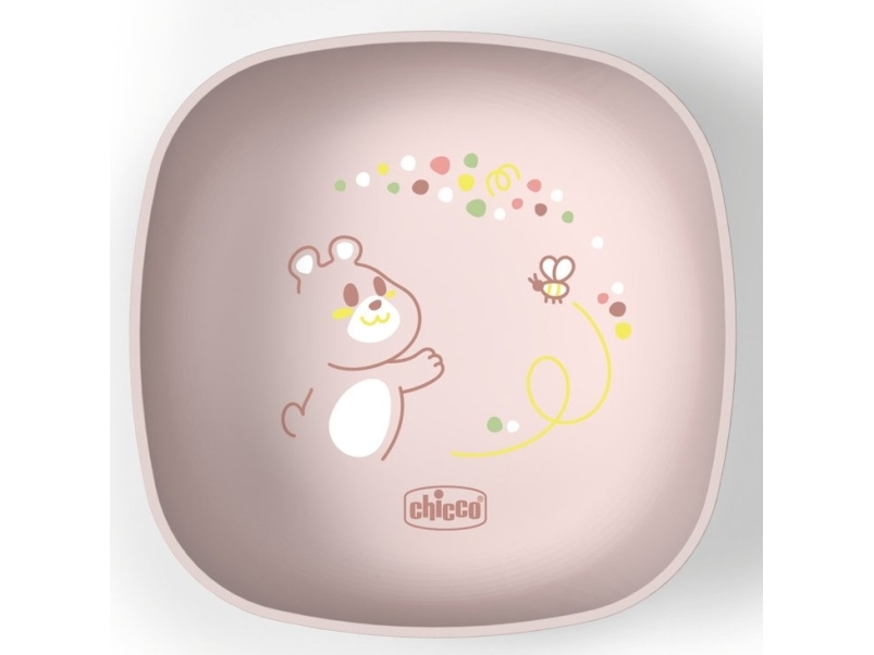 CHICCO-16000115-SKÅL MED LOCK ROSA 6M+ | N - A | GameStuff