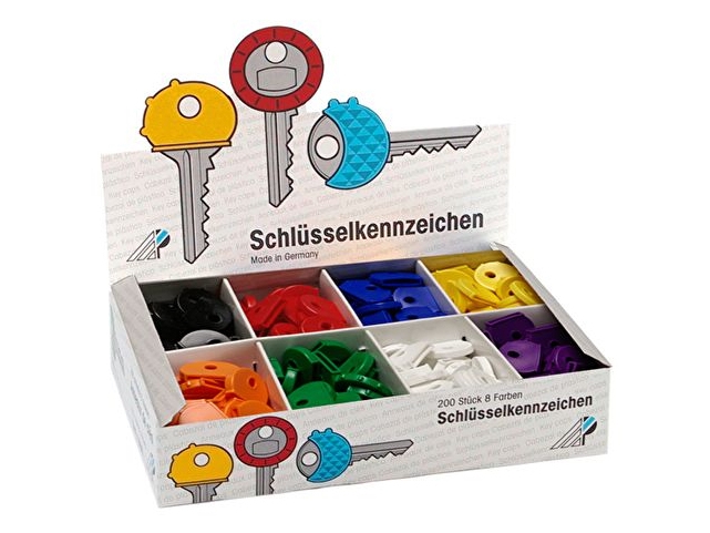 Wedo 262 8025, Forskellige Farver, Plast, 25 Mm, 20 Mm, 200 Stk