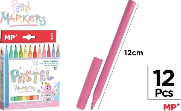 Pastell Marker 12 Farben