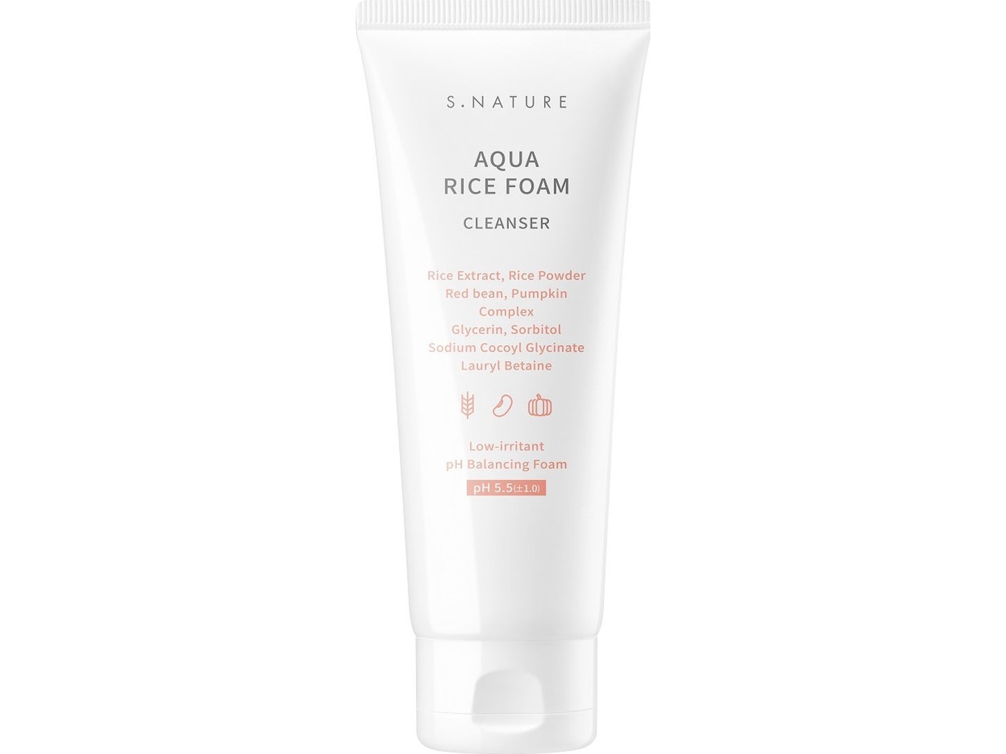 S.NATURE_Aqua Rice Foam Cleanser 160 ml