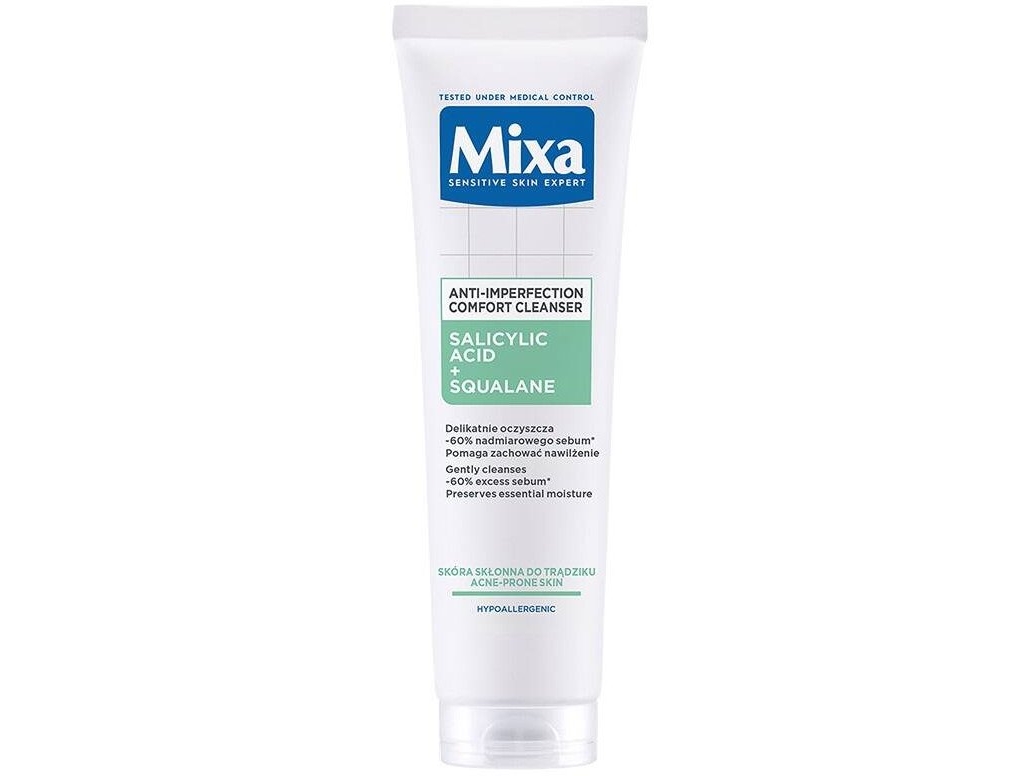 Mixa_Lab pore-Perfect rensegel mod urenheder salicylsyre og squalane 150 ml