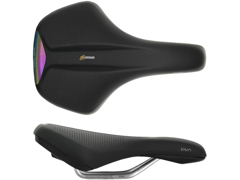 Selle Royal VIVO ATHLETIC 45-sadel 45 st, gel, reflex, unisex 375g | Cykling - Reservdelar - Bromsare | GameStuff
