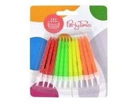 Premium födelsedagsljus - neon 12st EDUKAMP | Utomhus - Outdoor utrustning - Neonpinnar | GameStuff