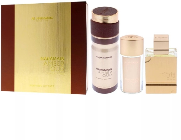 Al Haramain Amber Oud Gold Edition Perfume Gift Set