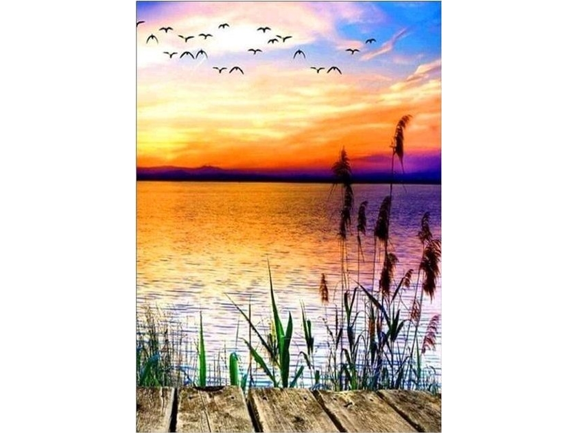 Painting by numbers - 40x50cm Sunset