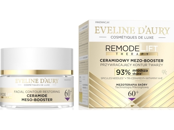 Eveline Remodelift Therapy 60+ Ceramide Meso-Booster Zur Wiederherstellung Der Gesichtskonturen 50Ml