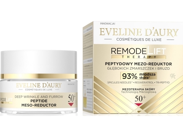 Eveline Remodelift Therapy 50+ Peptid-Meso-Reduzierer Für Tiefe Falten Und Furchen 50Ml