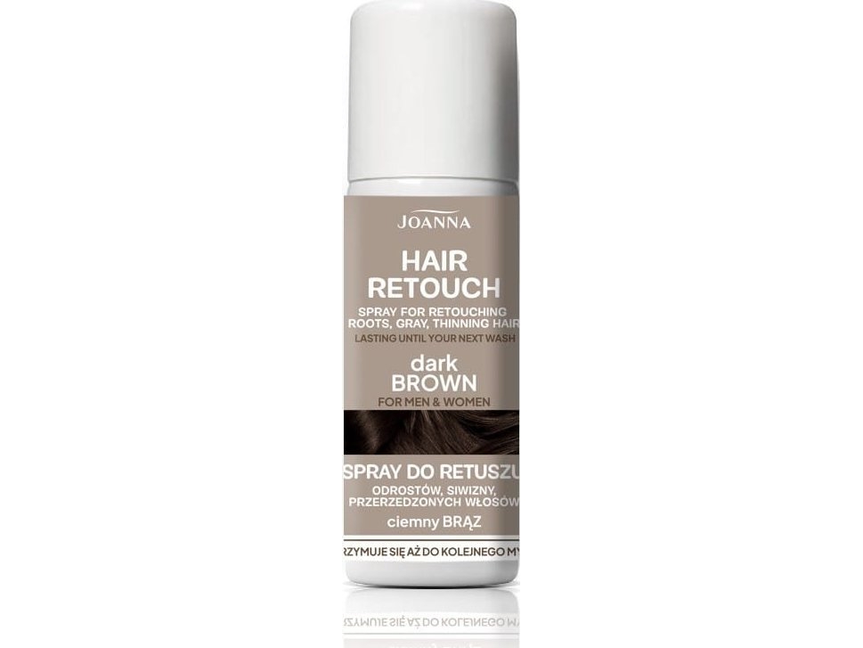 JOANNA Hair Retouch spray för bättring av utväxt, grått och tunnat hår - Dark Brown 75 ml | N - A | GameStuff