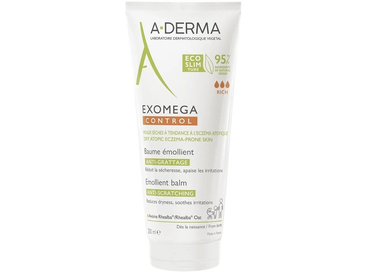 A-Derma A-Derma Exomega Control Rückfettender Balsam Für Den Körper 200 Ml