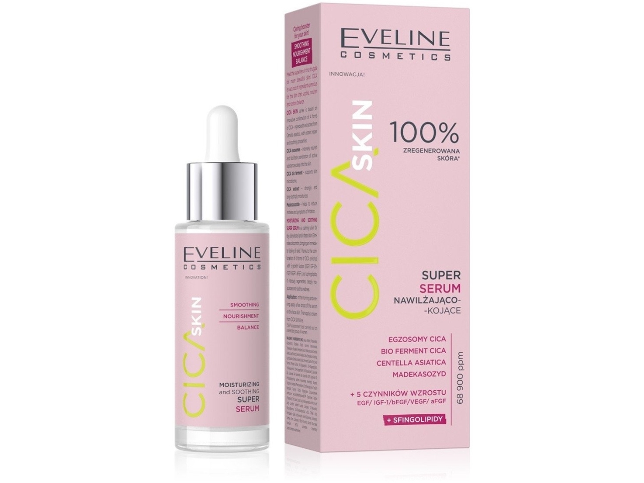 Cica Skin Moisturizing Soothing Super Serum With Cica Complex For Intense Hydration And Skin Barrier Strengthening