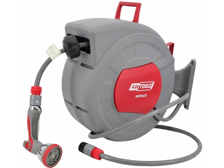 AW GARDEN HOSE ON REEL 1/2 15m | Trädgården - Trädgårdsredskap - Räfsor | GameStuff