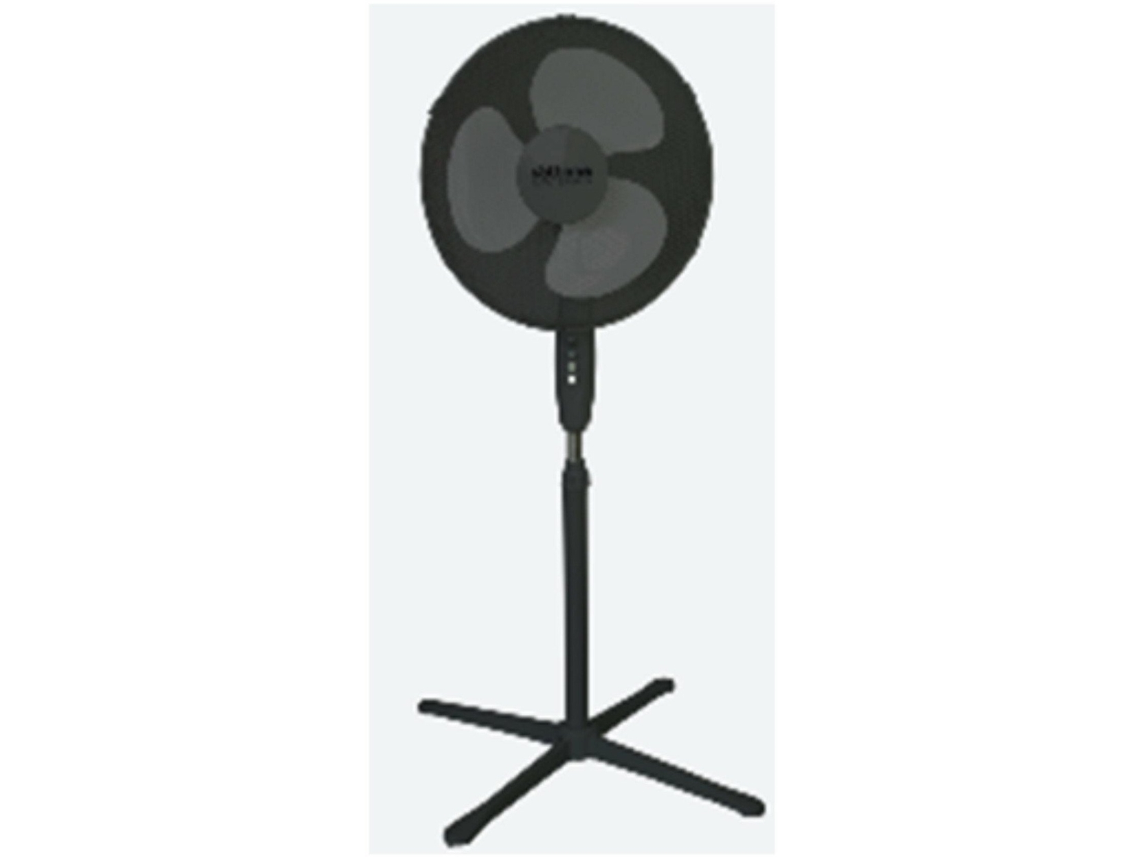 Volteno Floor Ventilator Black 40Cm Cross Base