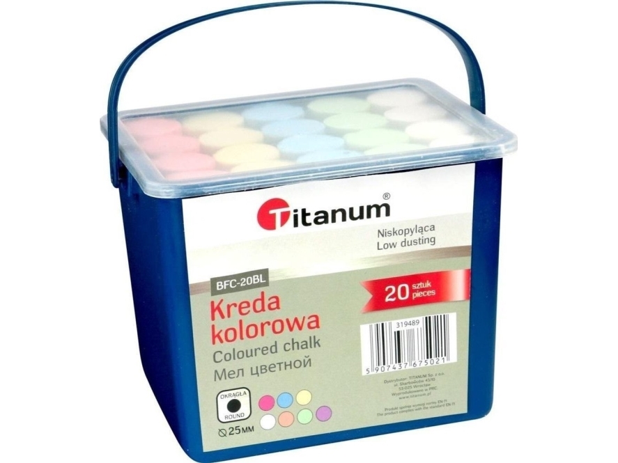 Fortovskridt 5 farver 20 stk