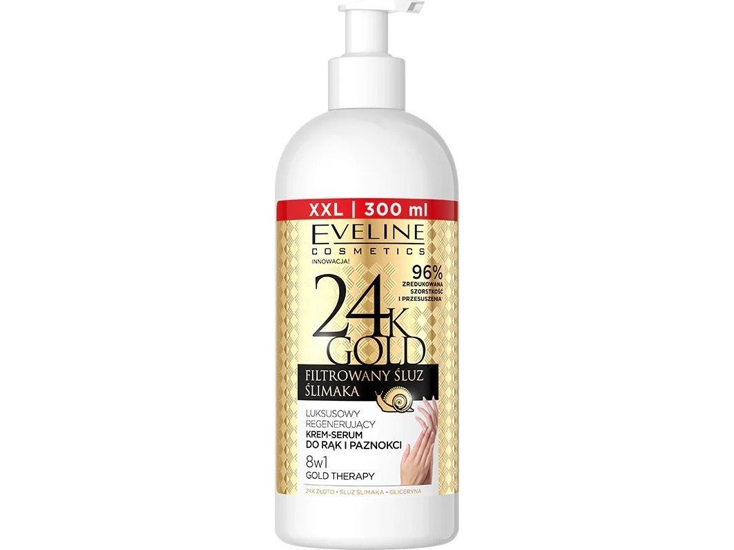 Eveline Cosmetics 24K Gold Luxuriöses Regenerierendes Handcreme-Serum 300Ml