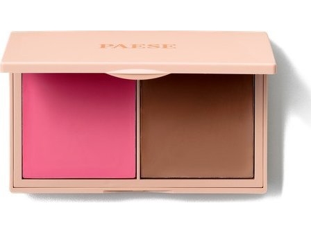 Paese Kiss My Cheeks palette til kontur creme bronzer + rosa cold 15g