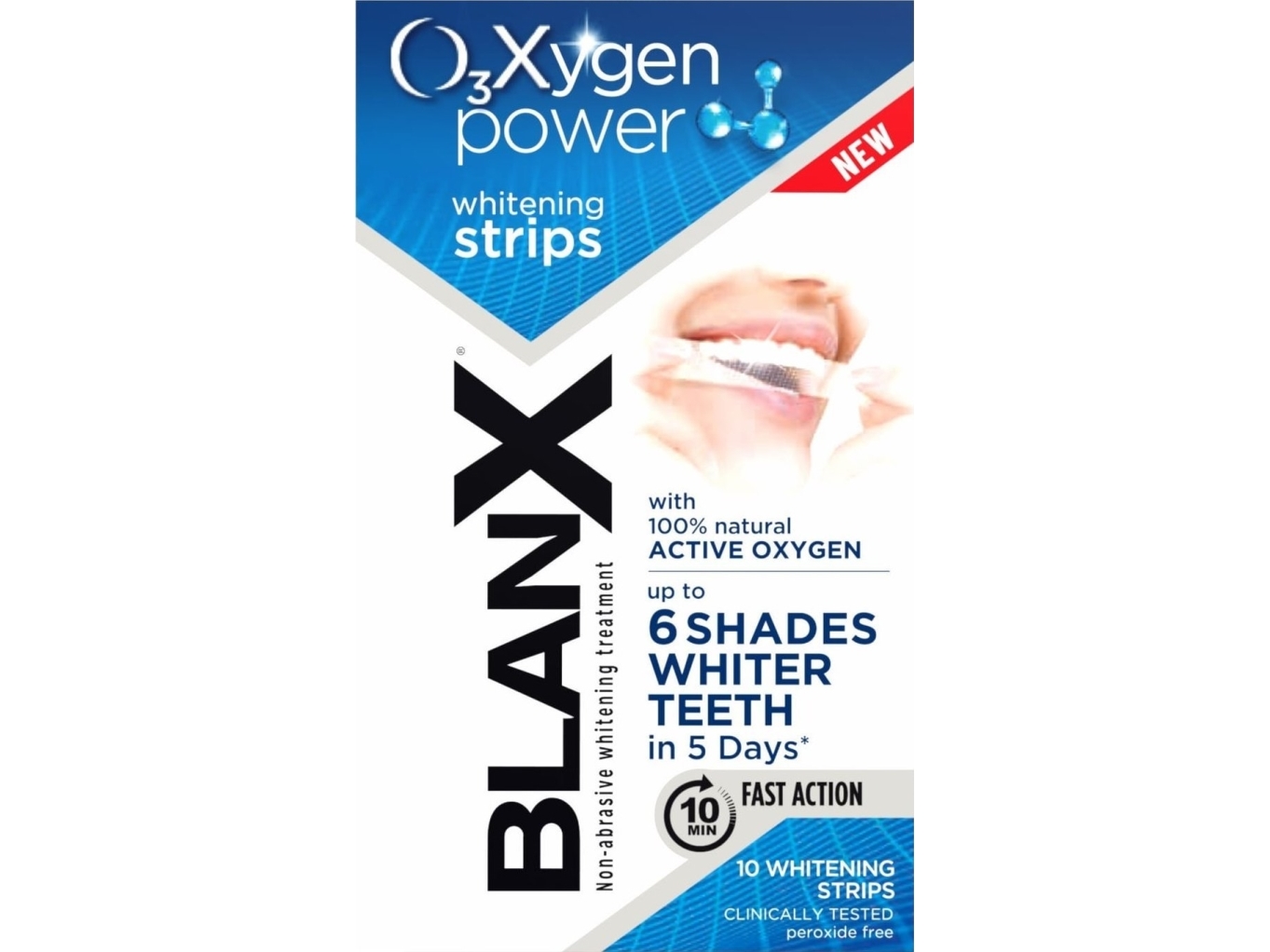 BlanX BLANX O3X Whitening strips 10 stk.