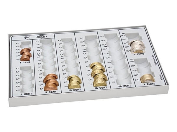 WEDO räknebräda ljusgrå 26,8 x 16,5 x 3,5 cm | Kassaregister | GameStuff