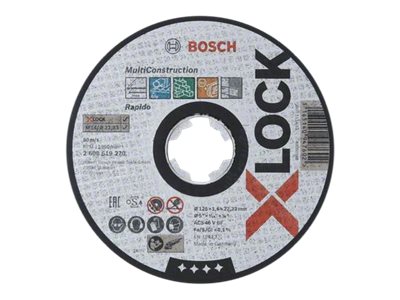 Bosch Rapido Multi Construction ACS 46 V BF - Skärskiva - för metall, plast, rostfritt stål, keramik, icke-järnhaltig metall, marmor - 125 mm - X-LOCK | Elverktyg - Sågblad - Cirkelsågsklinga | GameStuff