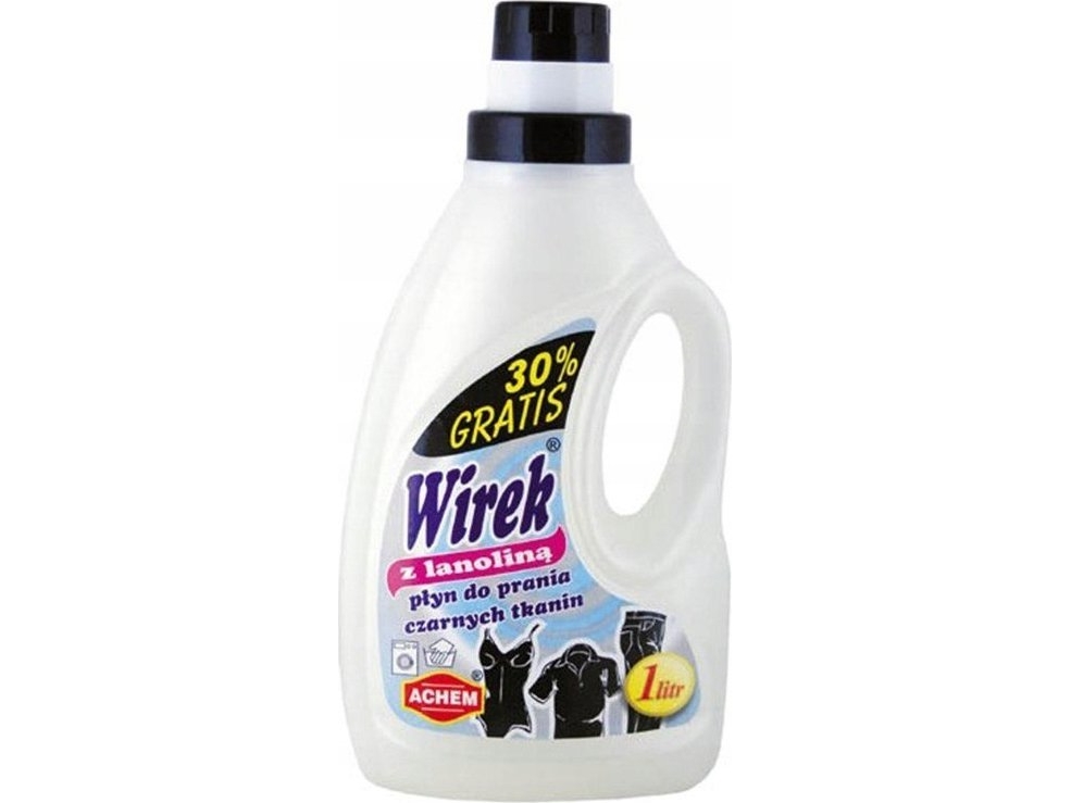 Wirek Black Fabric Washing Liquid - 1 Liter | Baby & barn - Textil och kläder - Textilvård | GameStuff