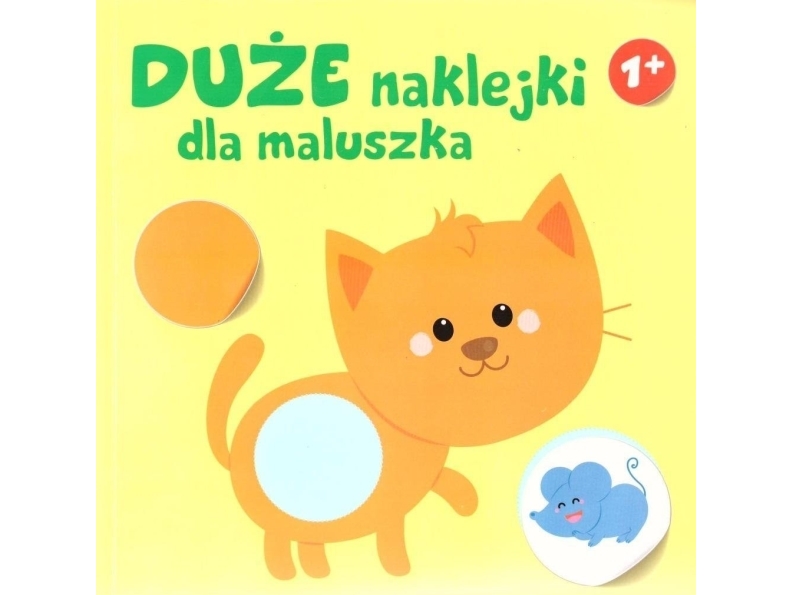 Store Klistermærker Til Småbørn 1+ - Edukamp Kitten